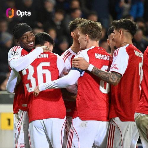 24-25赛季欧冠联赛阶段第6轮:阿森纳vs摩纳哥,欧冠小组赛六轮全胜领跑”